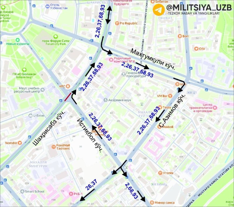 Фото поста канала  MILITSIYA UZB | Расмий канал