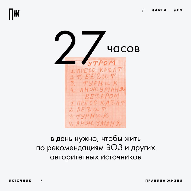 Фото поста канала  Правила жизни