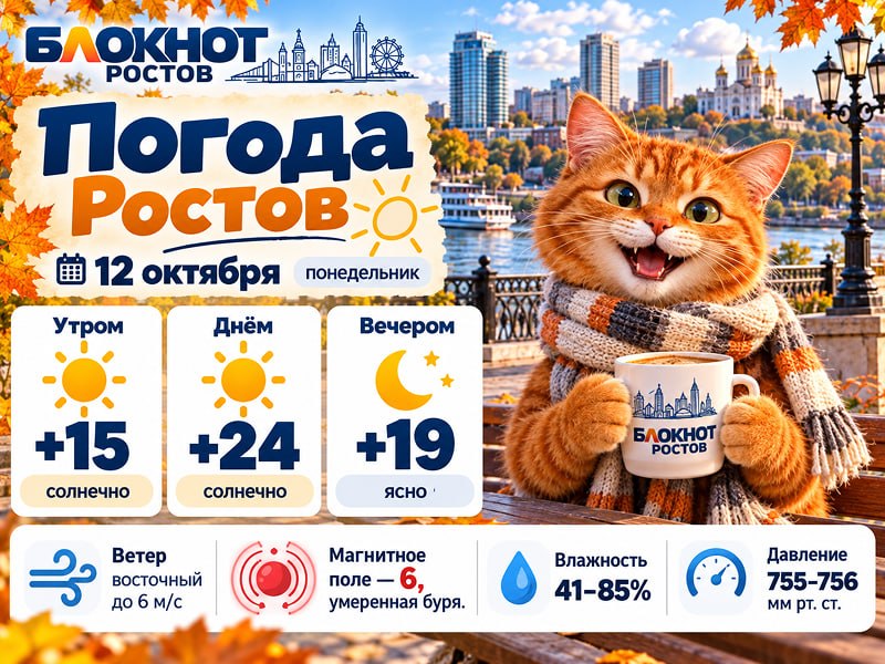 Фото поста канала  Блокнот Ростов