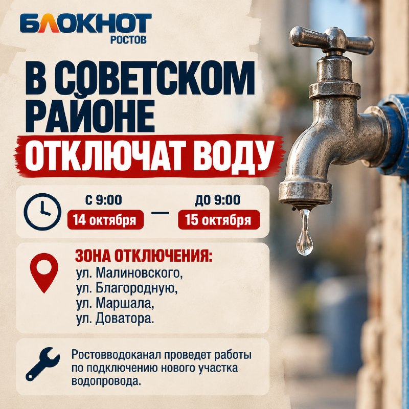 Фото поста канала  Блокнот Ростов
