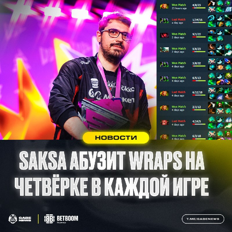 Фото поста канала Gabe News | Dota 2
