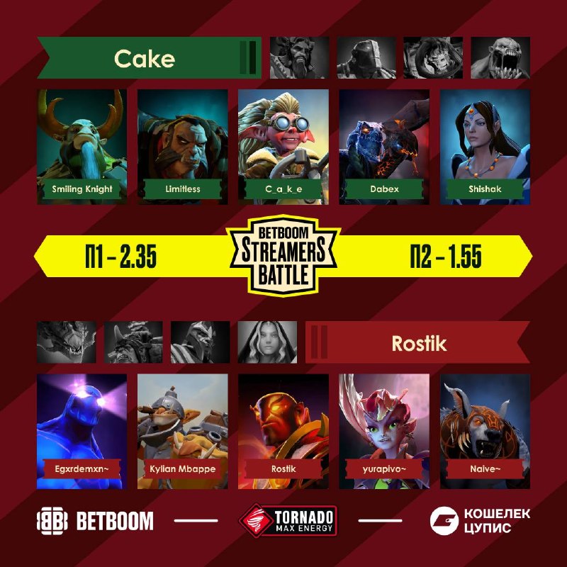 Фото поста канала BetBoom Streamers Battle