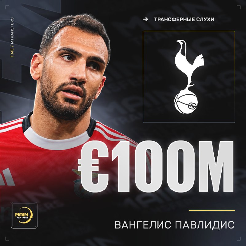 Фото поста канала Main Transfers
