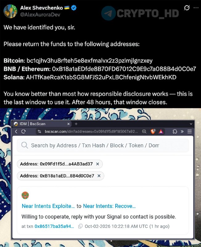 Фото поста канала Crypto Headlines