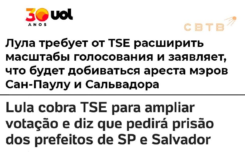 Фото поста канала  SVTV NEWS FREE — Свободное либертарианское СМИ