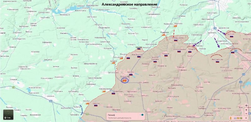 Фото поста канала  Схемы и карты военных действий