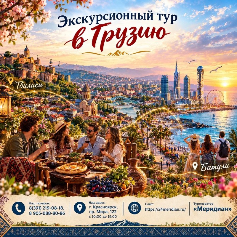 Фото поста канала  Горящие и выгодные туры из Красноярска - Туроператор Меридиан