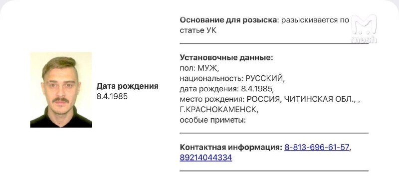 Фото поста канала  Нифёдов [Nifed Alerts]