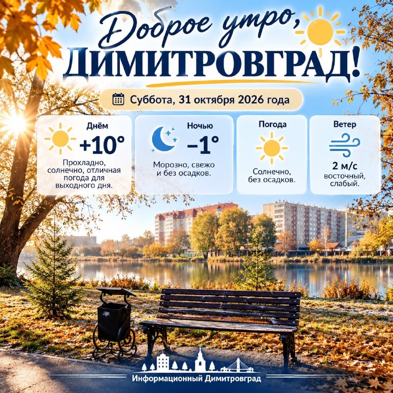 Фото поста канала  Информационный Димитровград