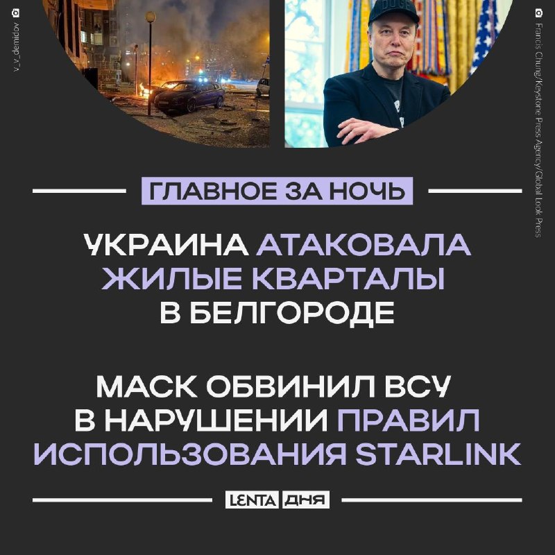 Фото поста канала Лента дня