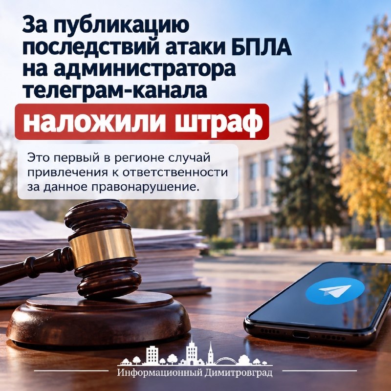 Фото поста канала  Информационный Димитровград
