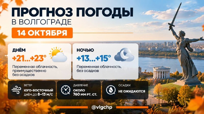 Фото поста канала  Волгоград