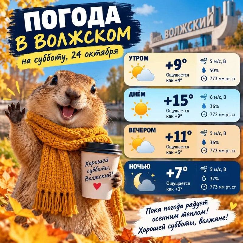 Фото поста канала  Блокнот Волжский