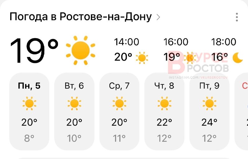 Фото поста канала  Новости Ростова и области "В курсе Ростов"