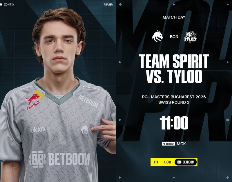 Фото поста канала Team Spirit CS2