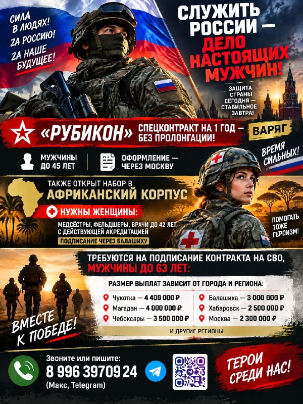 Фото поста канала СЛУЖБА ПО КОНТРАКТУ | СВО | АРМИЯ РОССИИ | СВОДКИ