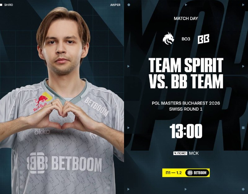 Фото поста канала Team Spirit CS2