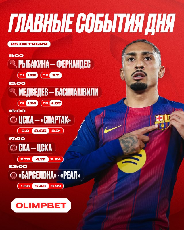 Фото поста канала OLIMPBET