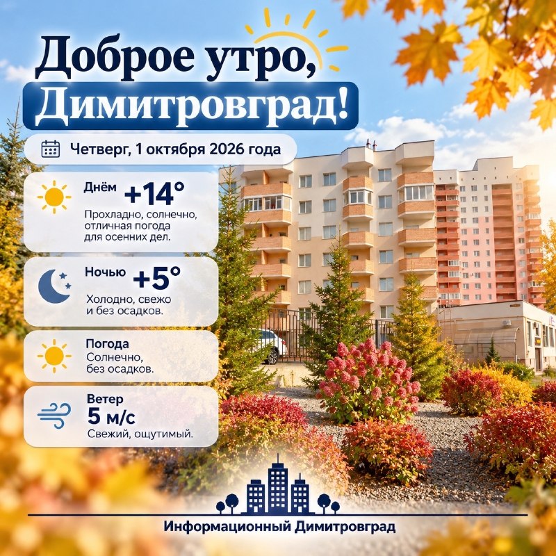 Фото поста канала  Информационный Димитровград