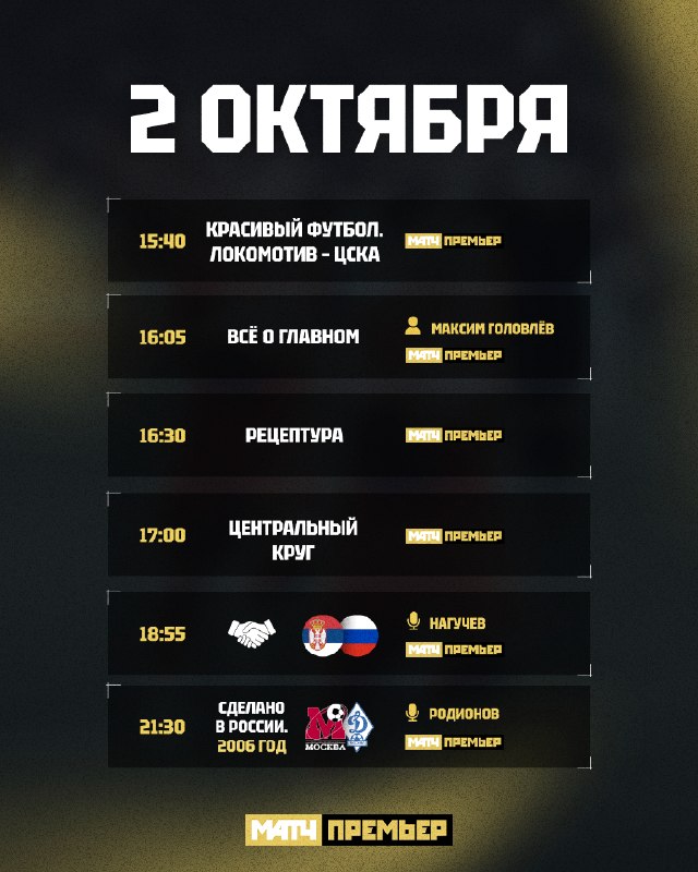Фото поста канала МАТЧ ПРЕМЬЕР