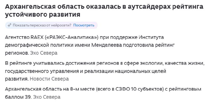 Фото поста канала  Мониторинг 29 Архангельская область