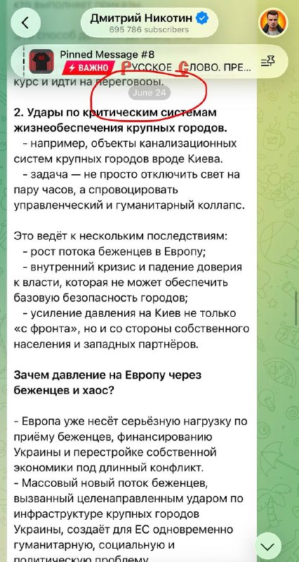 Фото поста канала Дмитрий Никотин 