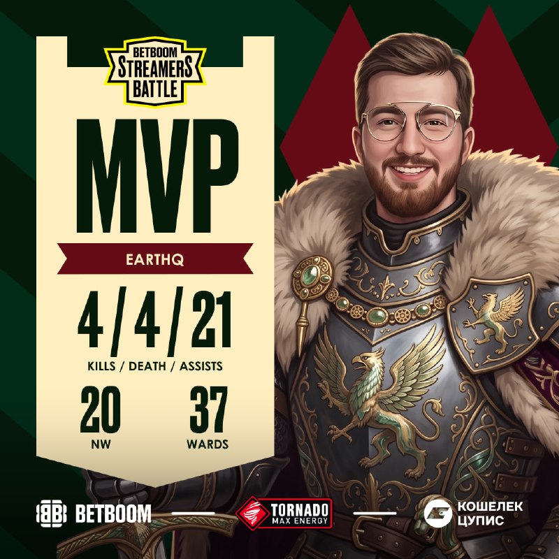 Фото поста канала BetBoom Streamers Battle