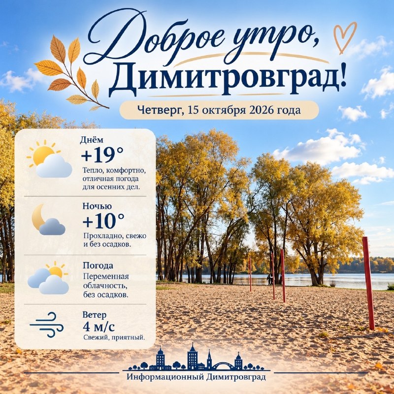 Фото поста канала  Информационный Димитровград