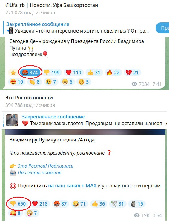 Фото поста канала  Масяня в Эмиграции
