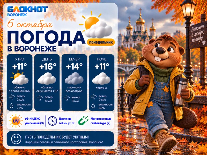 Фото поста канала  Блокнот Воронеж