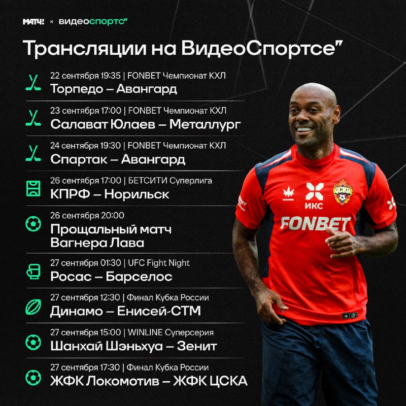 Фото поста канала Спортс