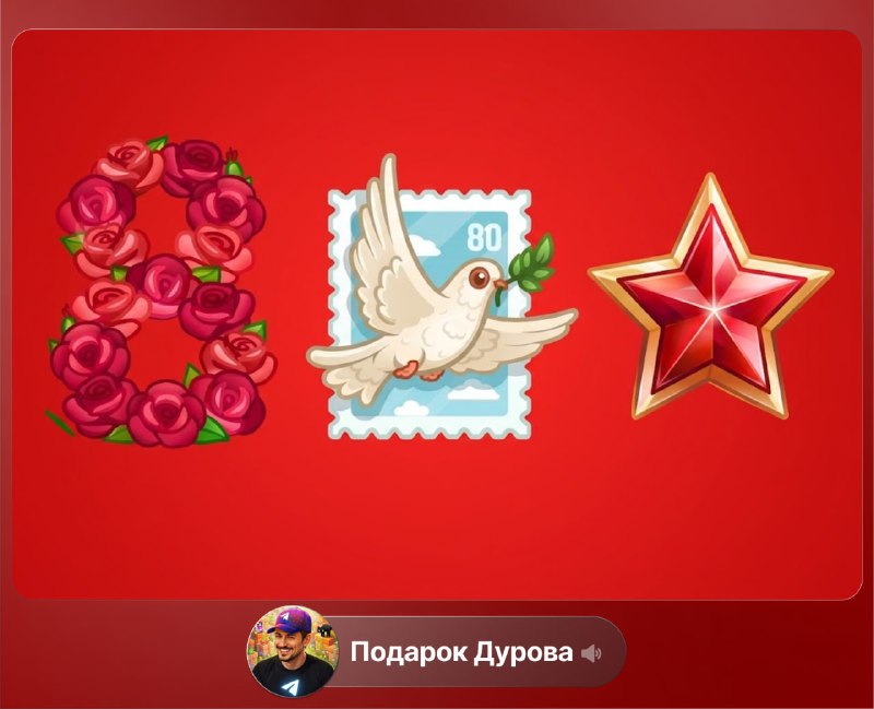 Фото поста канала Подарок Дурова