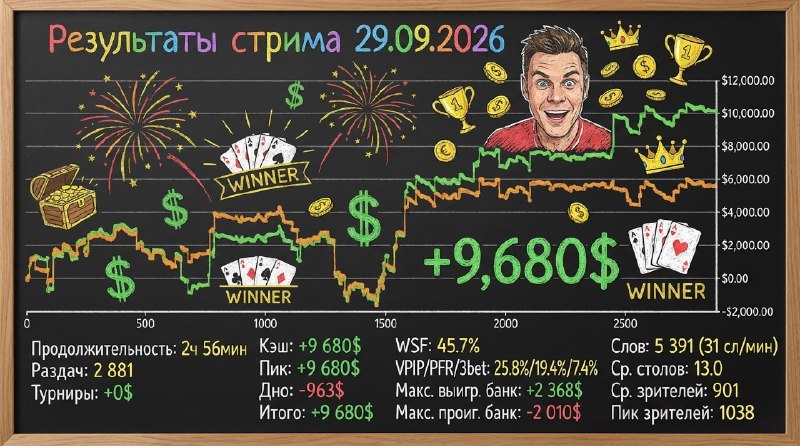 Фото поста канала  Миша Иннер - Покер с Про
