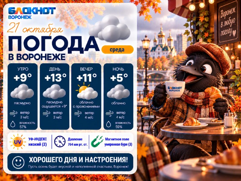 Фото поста канала  Блокнот Воронеж