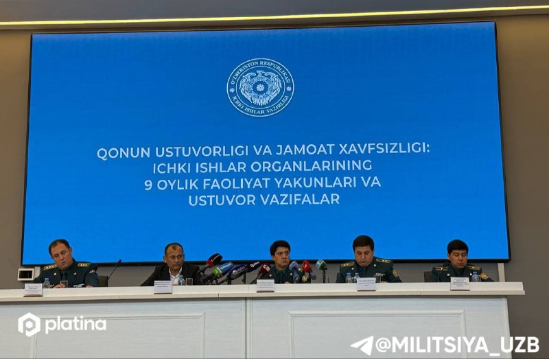 Фото поста канала  MILITSIYA UZB | Расмий канал