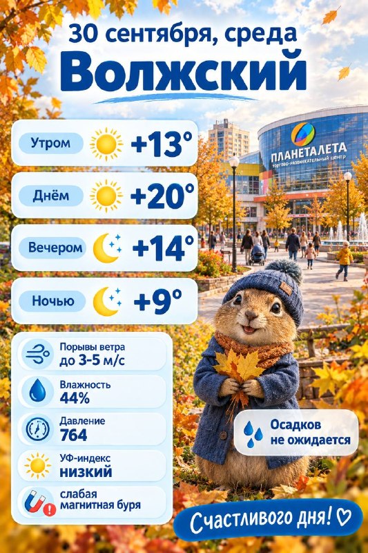 Фото поста канала  Блокнот Волжский