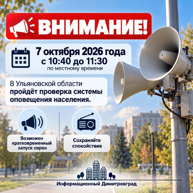 Фото поста канала  Информационный Димитровград