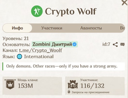 Фото поста канала Crypto Wolf