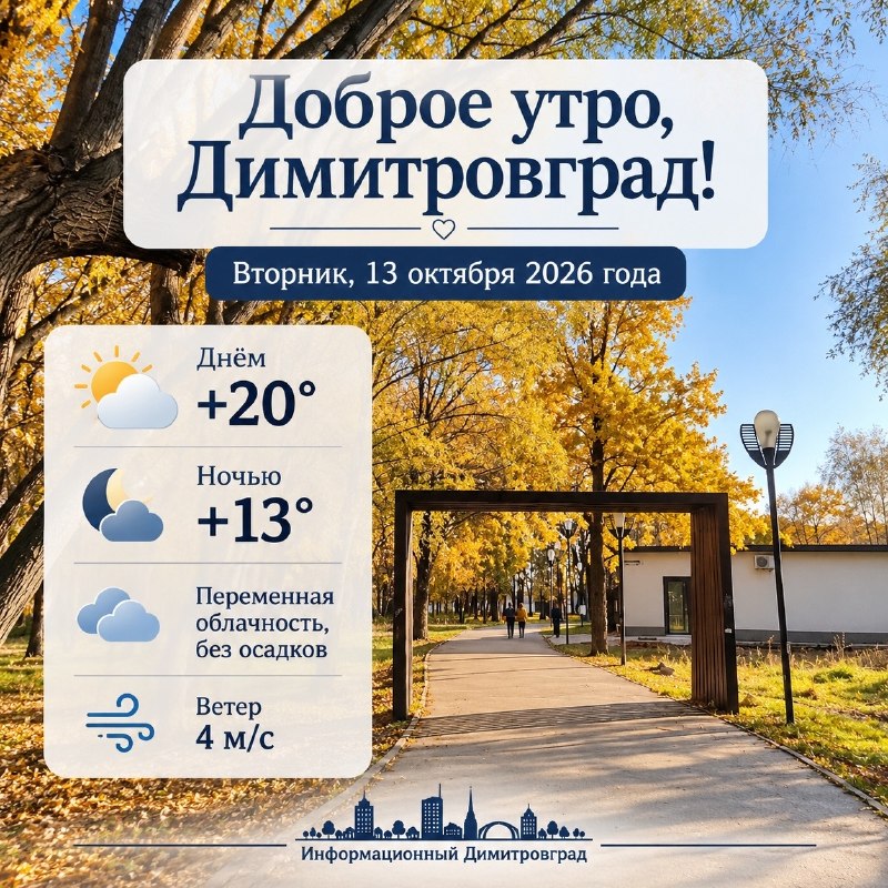 Фото поста канала  Информационный Димитровград