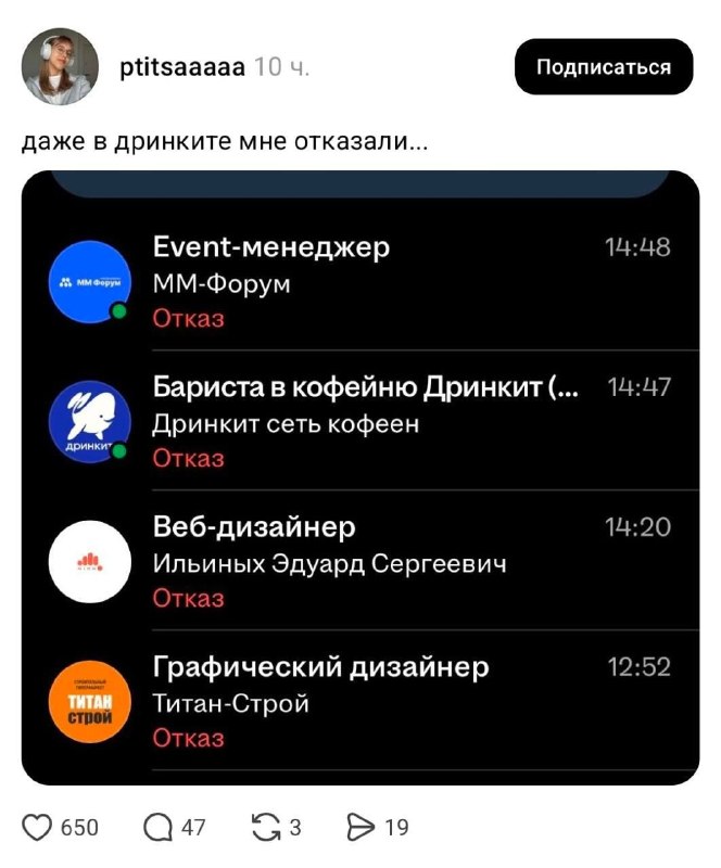 Фото поста канала  Реальная журналистика