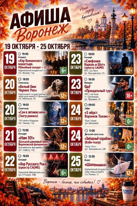 Фото поста канала  Блокнот Воронеж