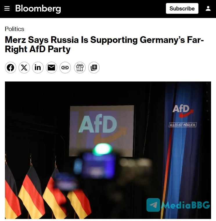 Фото поста канала  Bloomberg