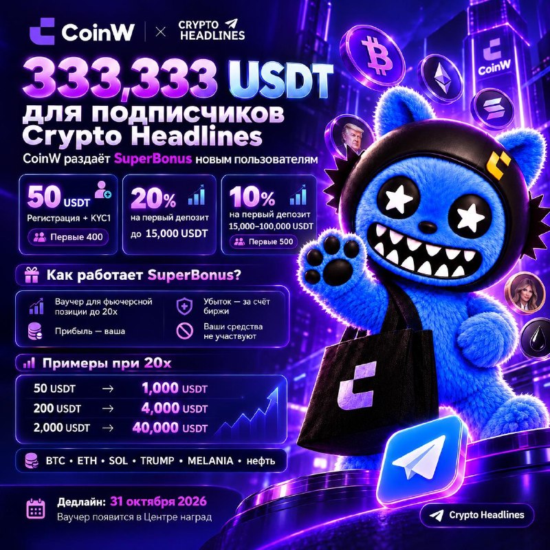 Фото поста канала Crypto Headlines