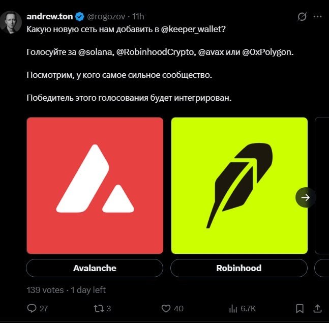Фото поста канала Дайте TON!