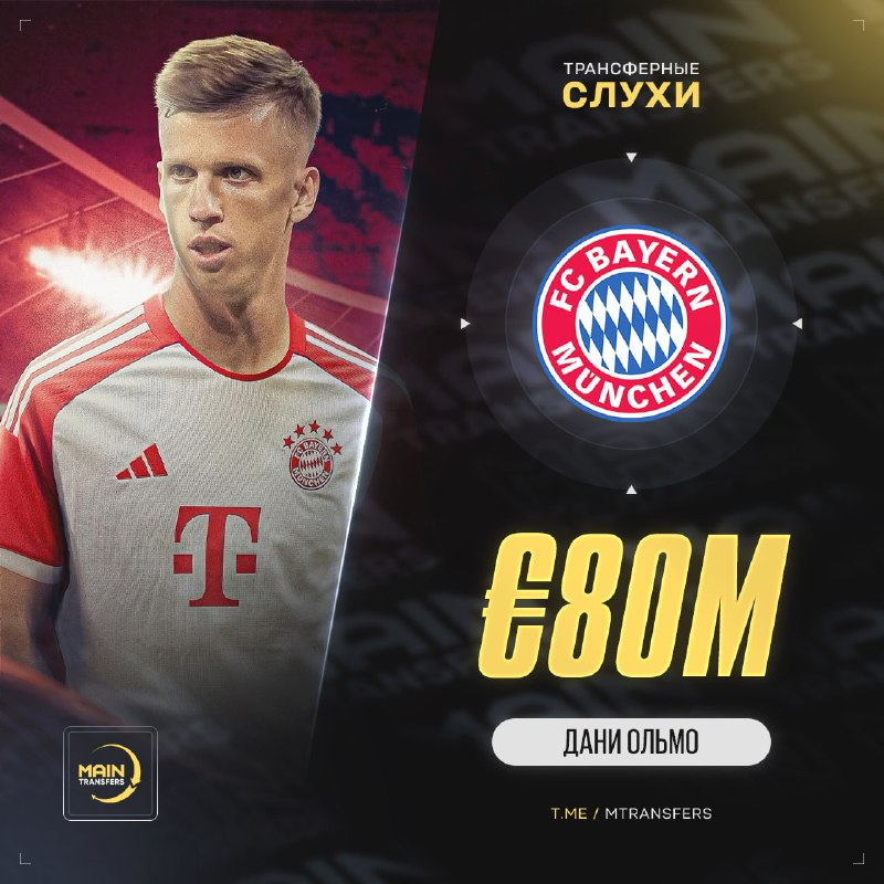 Фото поста канала Main Transfers