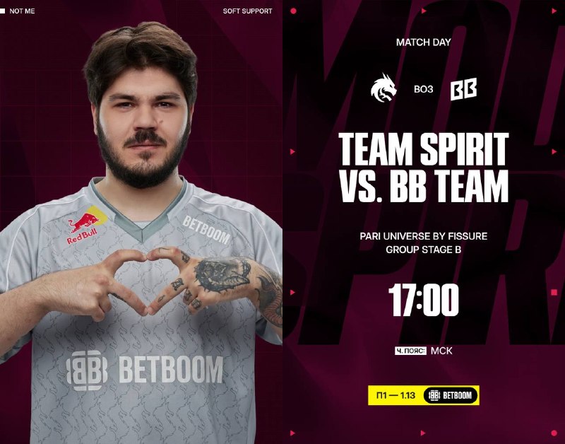Фото поста канала Team Spirit