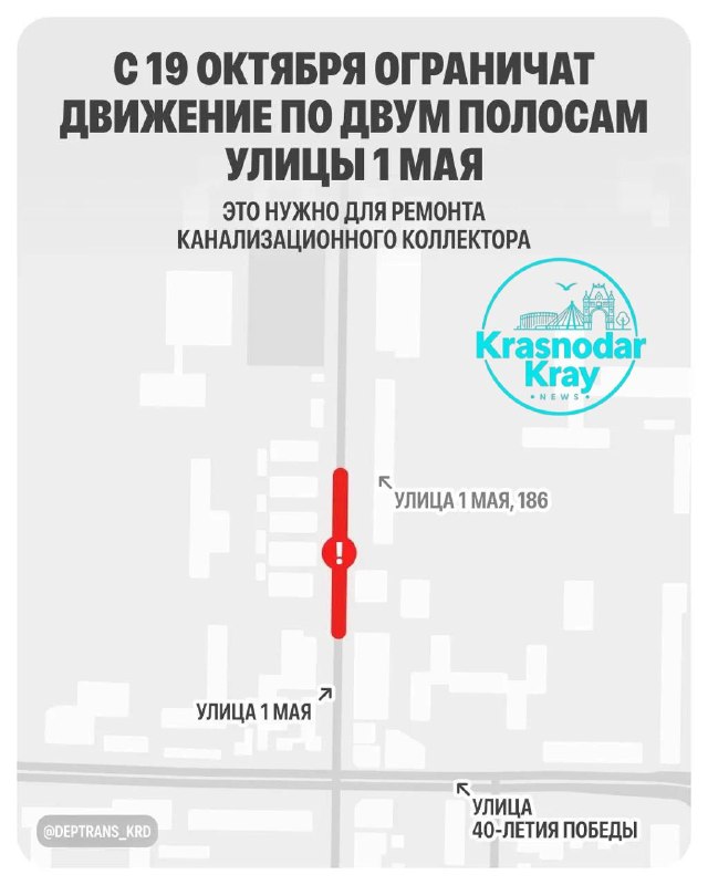 Фото поста канала  Краснодар и край