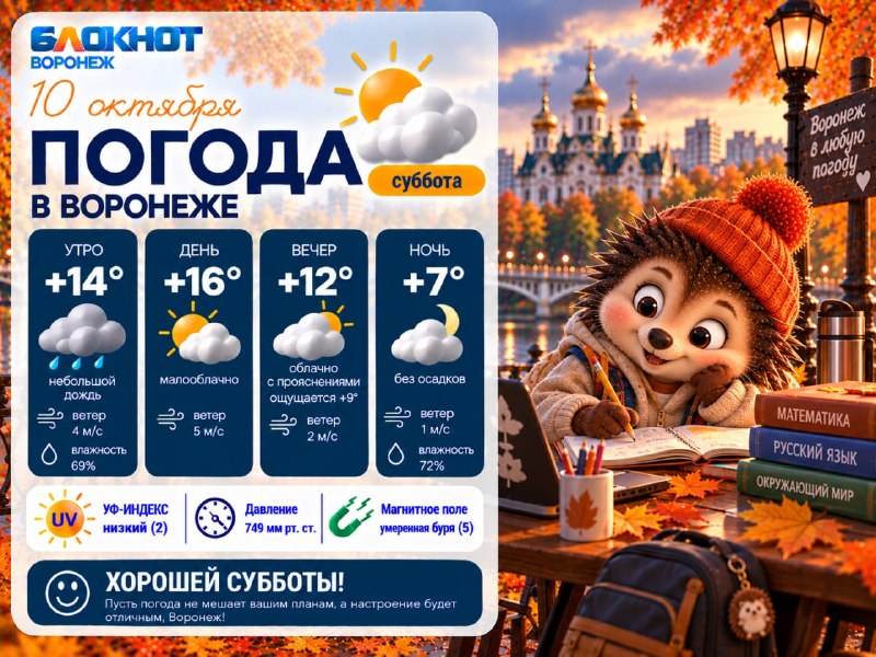 Фото поста канала  Блокнот Воронеж