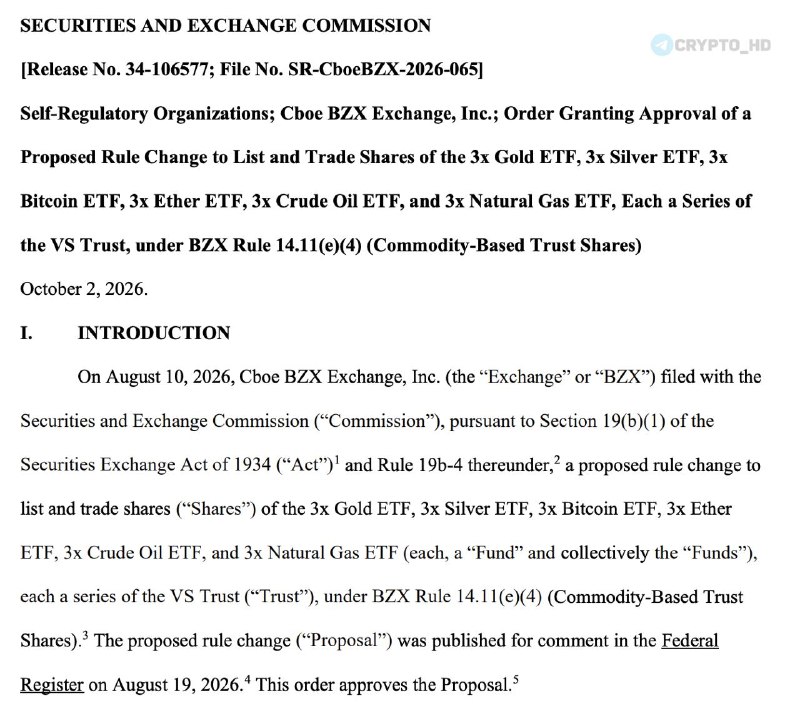 Фото поста канала Crypto Headlines