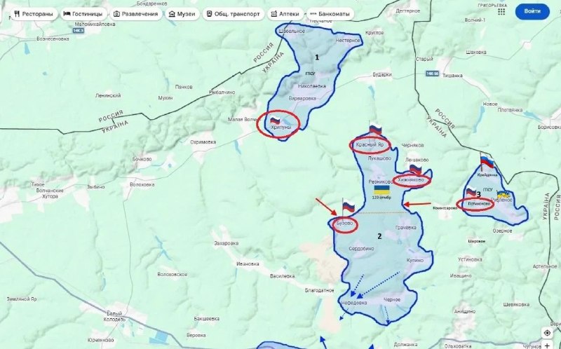 Фото поста канала  Схемы и карты военных действий
